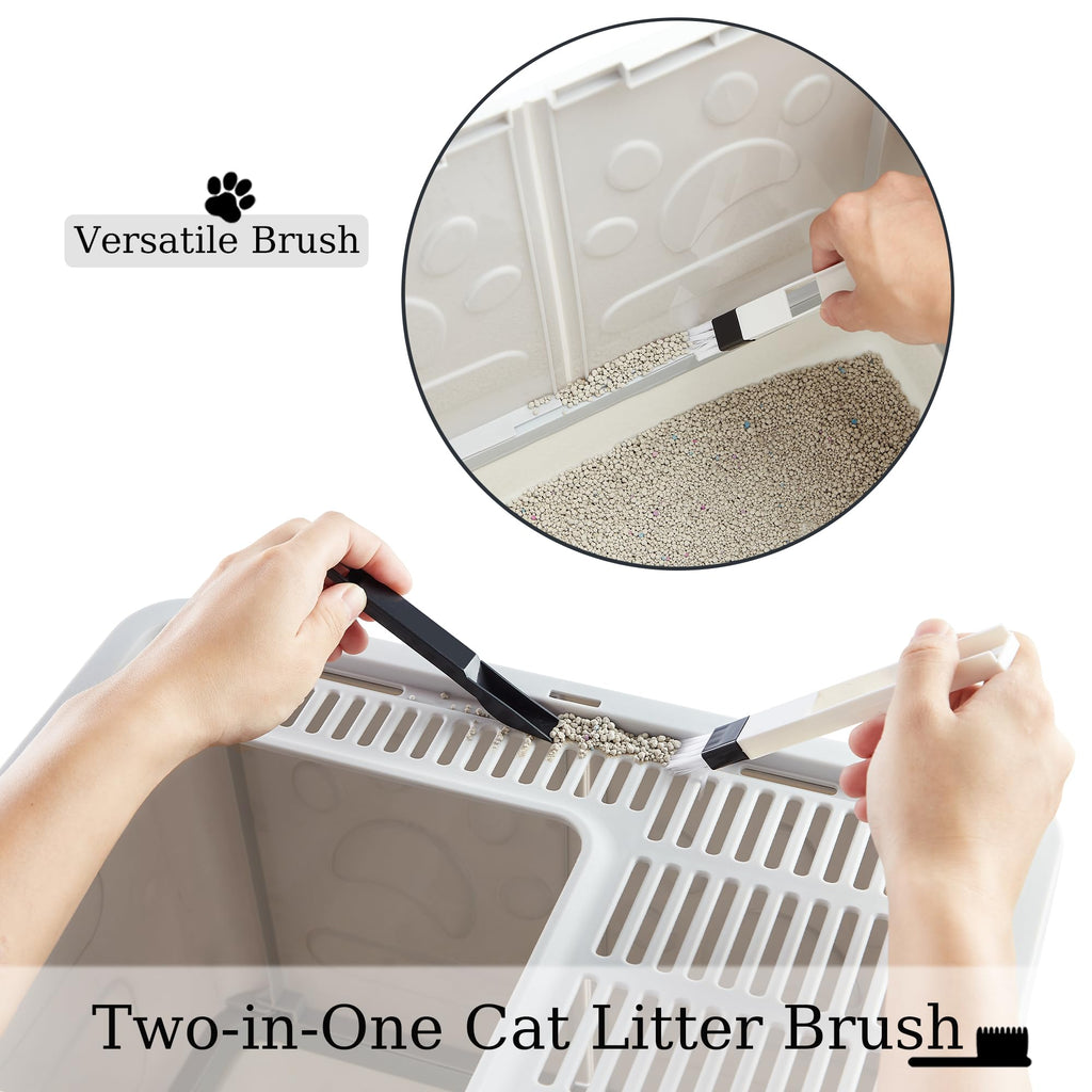 Covered Litter Box with Lid and Scooper X30637