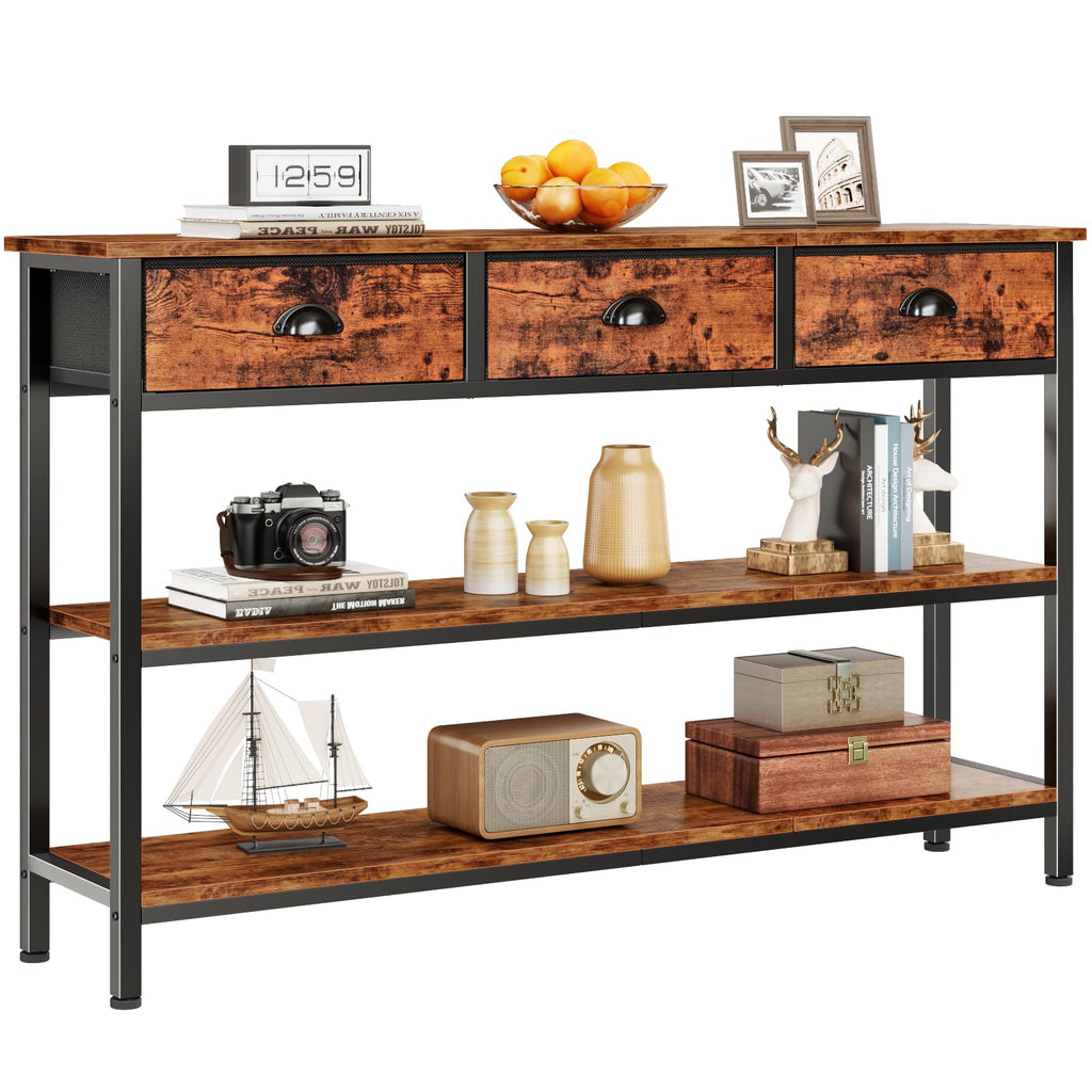47" Console Table with 3 Drawers D65701