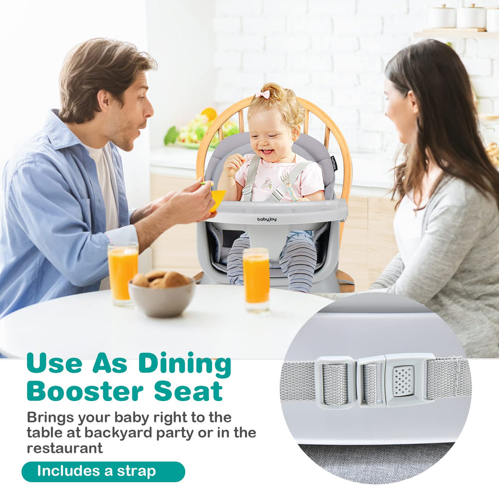 8 in 1 Convertible High Chair with Removable Tray E7157