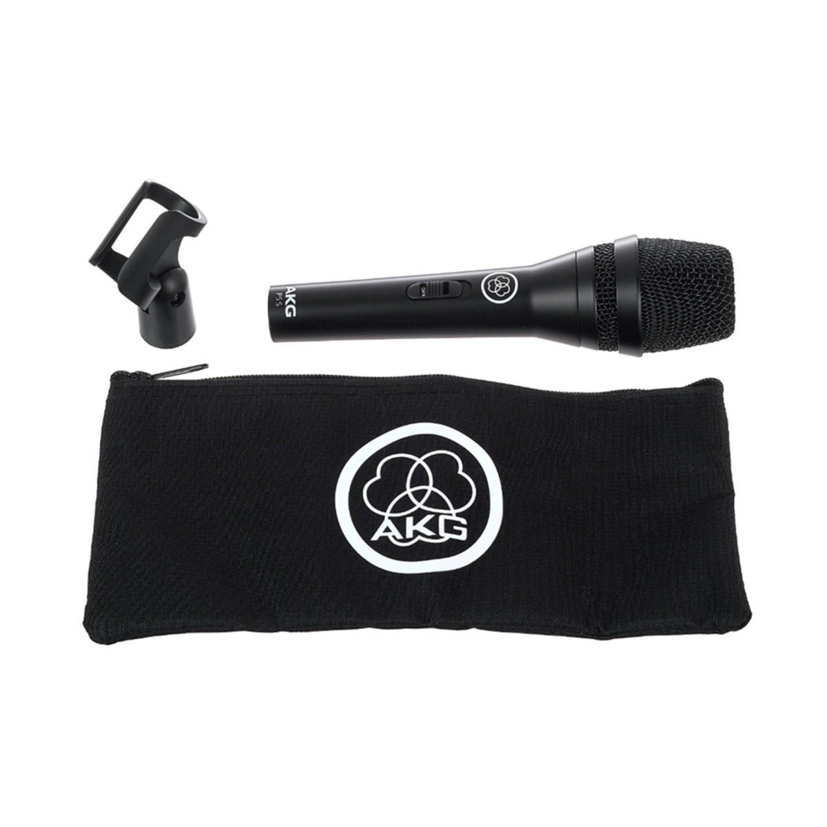Black Supercardioid Dynamic Vocal Microphone with On/Off Switch N9689