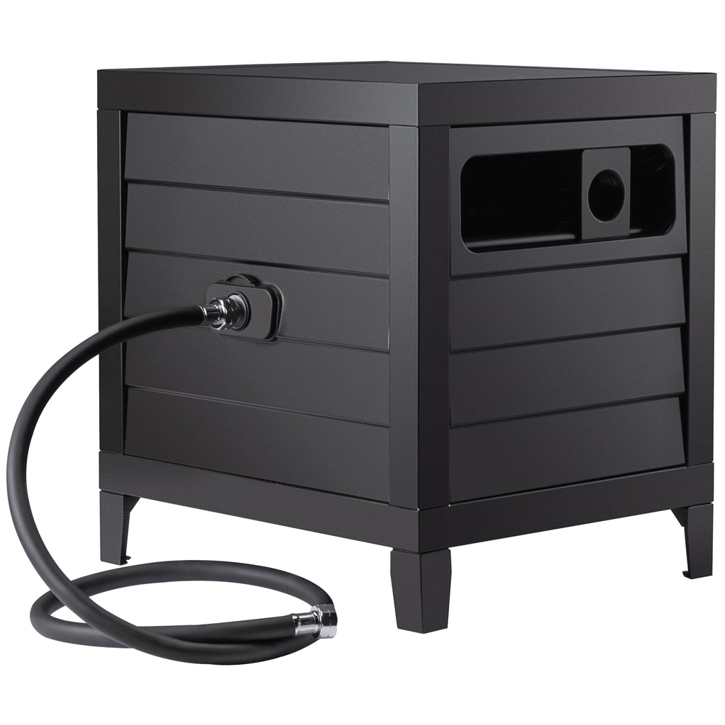 Metal Garden Hose Reel Deck Box, 150ft Capacity W8917