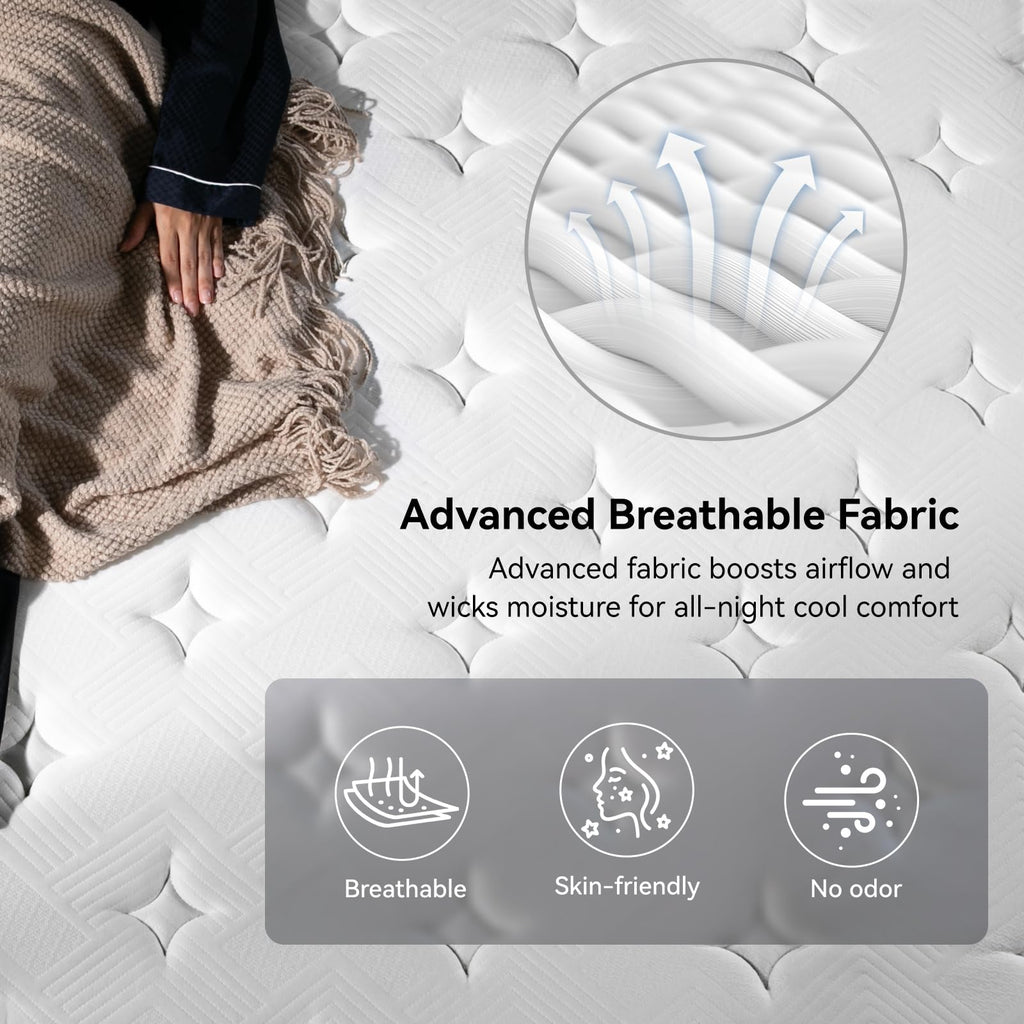 10 inch Cooling Hybrid Full Size Mattress T931