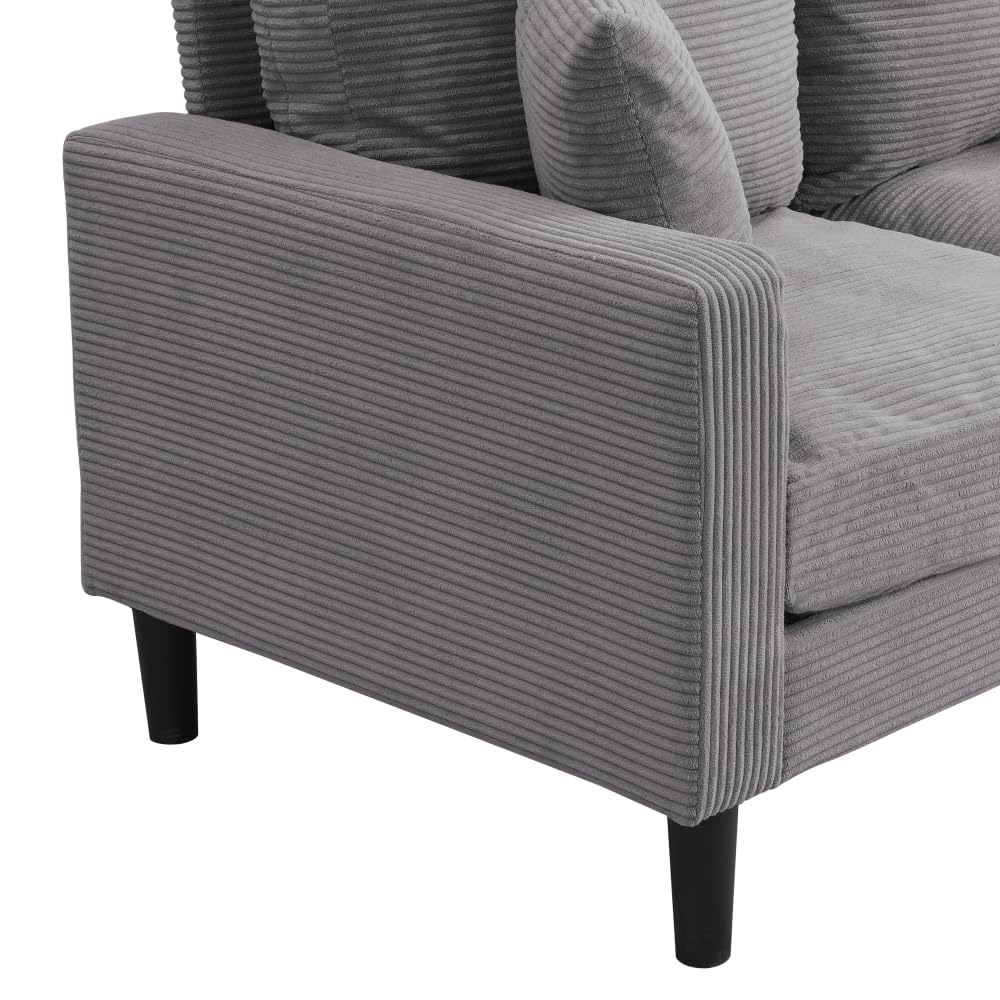 Light Gray 2 Seat Upholstered Sofa K862