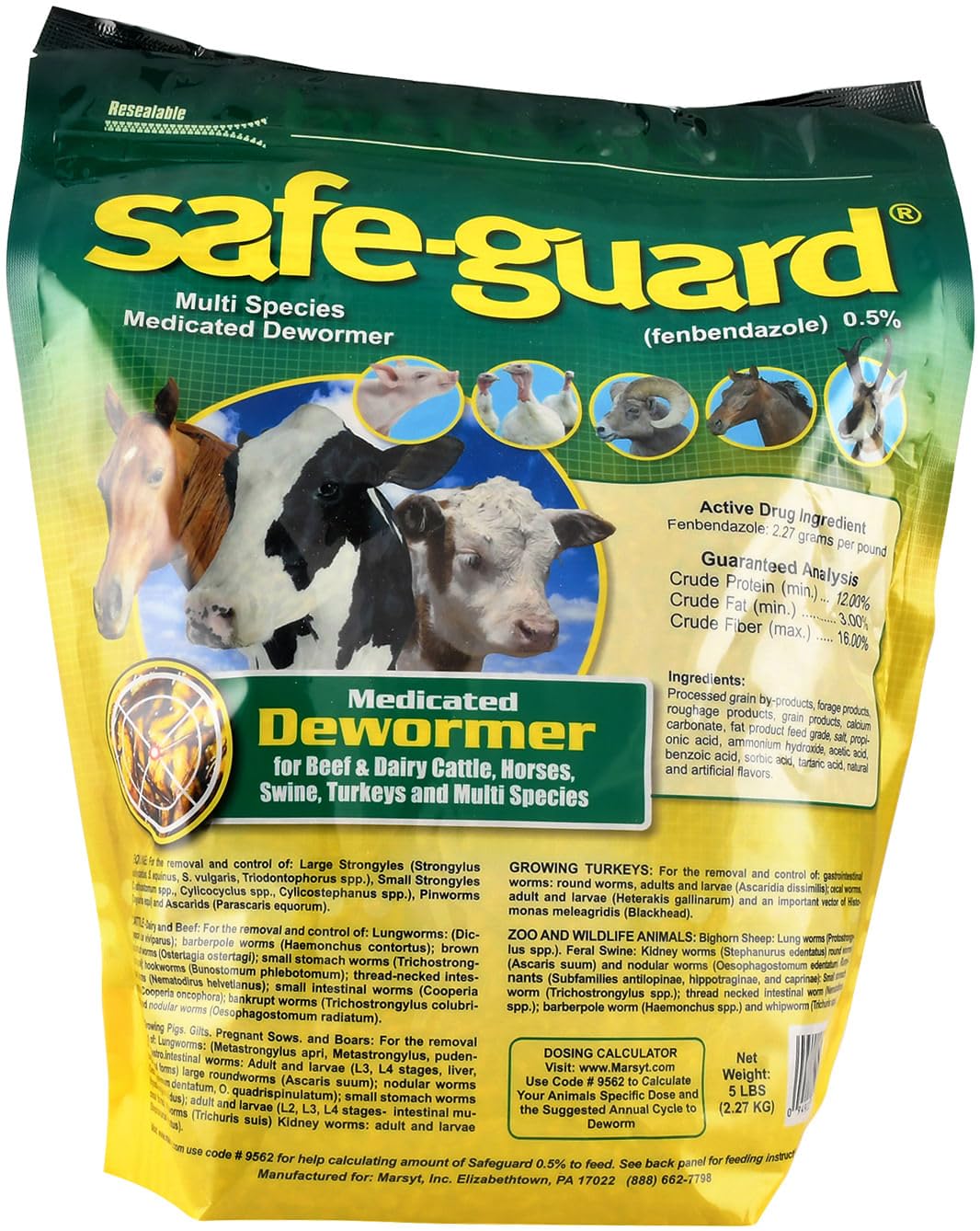 Multi-Species Dewormer 5 lb G66908