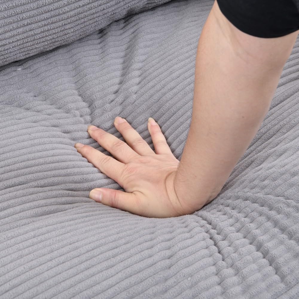 Light Gray 2 Seat Upholstered Sofa K862