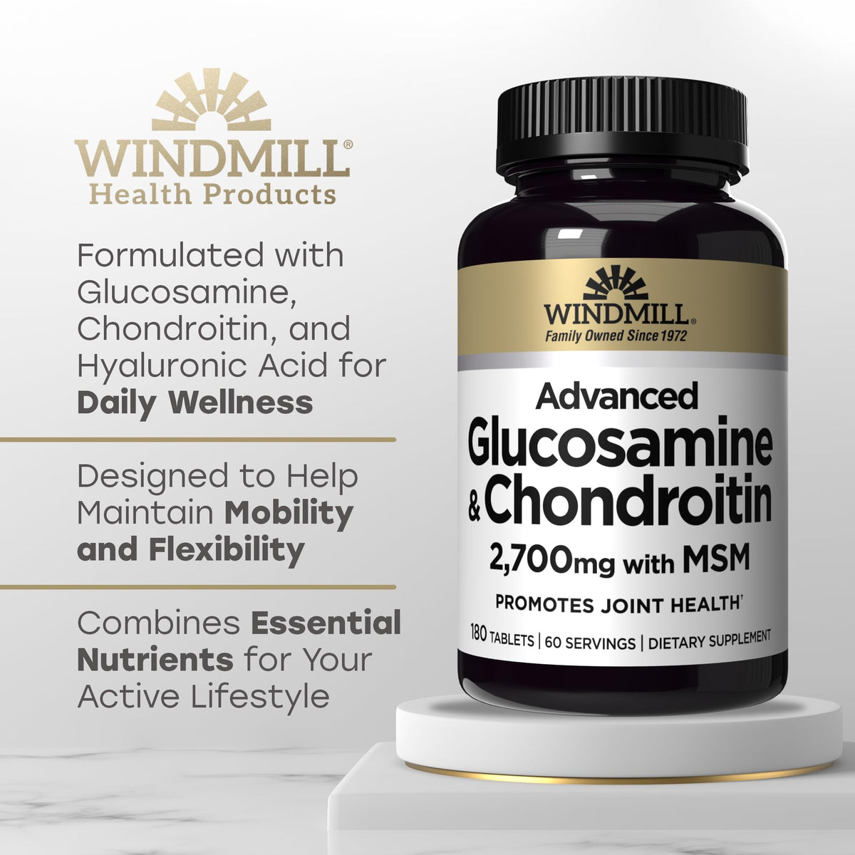Glucosamine & Chondroitin 180 Tablets Z521