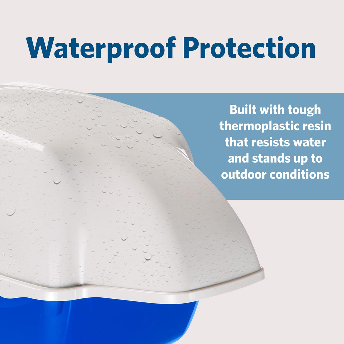 Waterproof Cat Litter Box with Tunnel Entry B1692