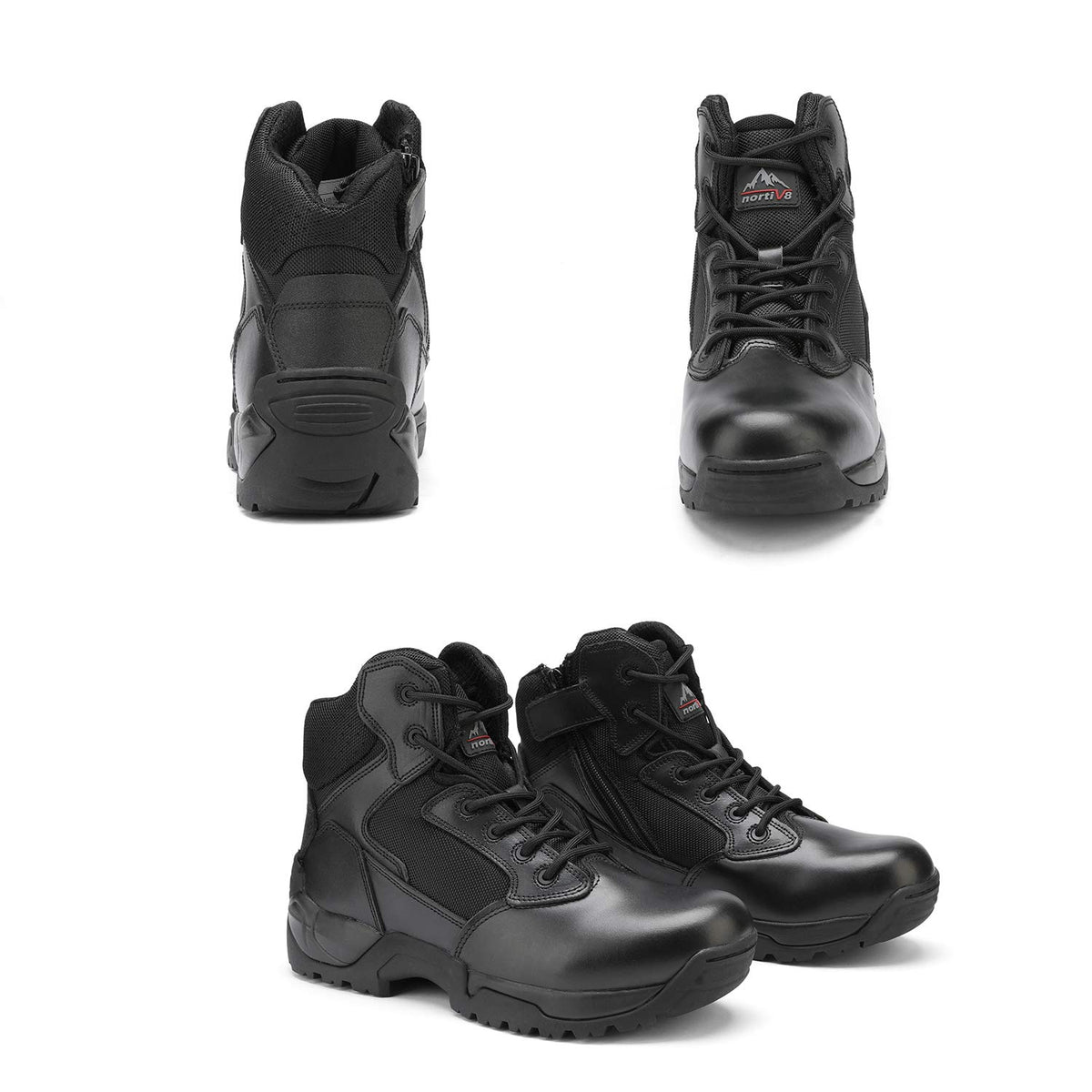 Mens Side Zip Work Boots U5746