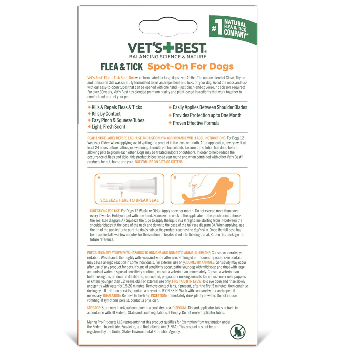 Flea & Tick Drops for Large Dogs G698