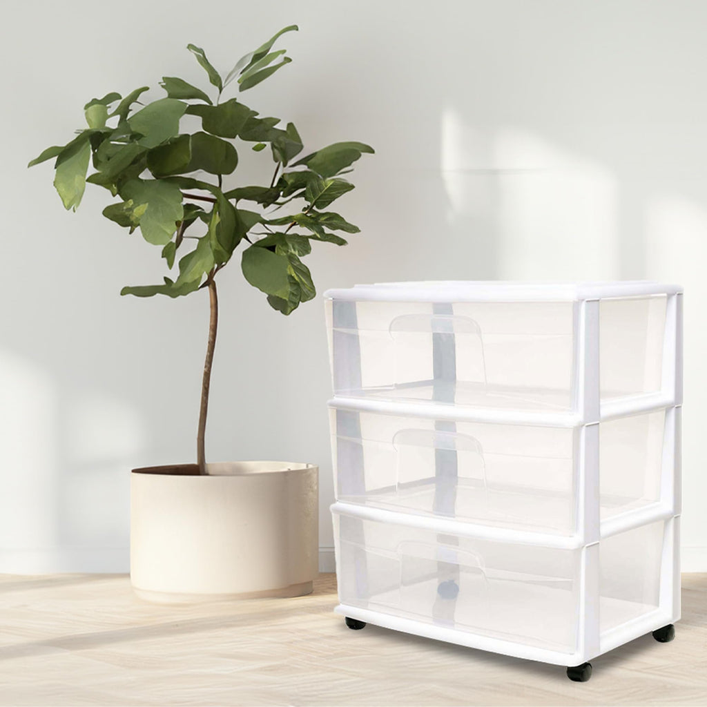 3-Tier Storage Cart with Removable Wheels D29235