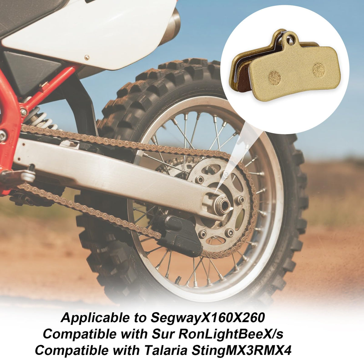 Disc Ebike Brake Pads D13612