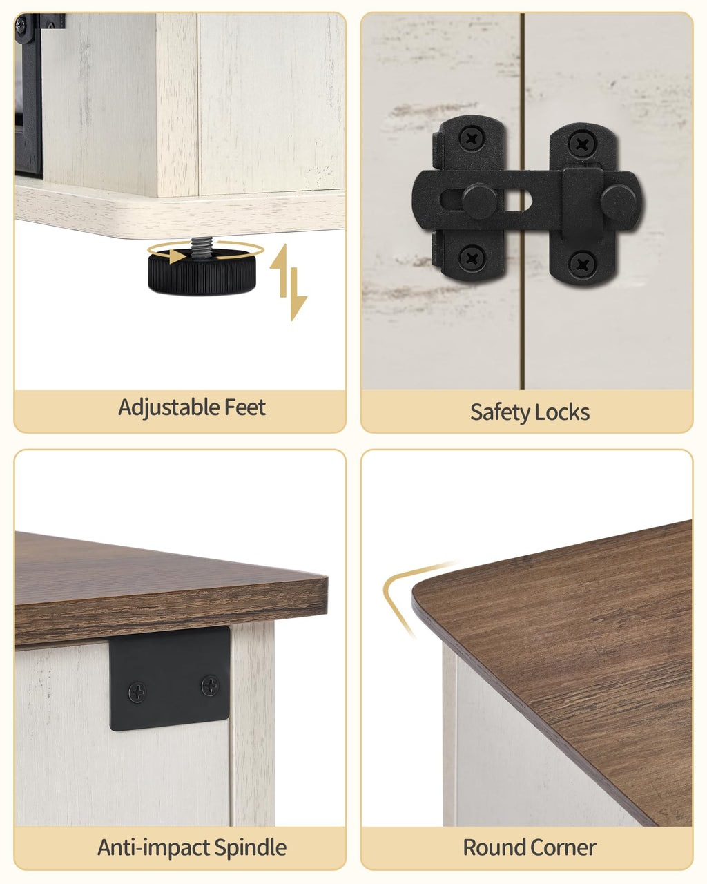 Double Dog Crate Furniture with Cushion Q54700
