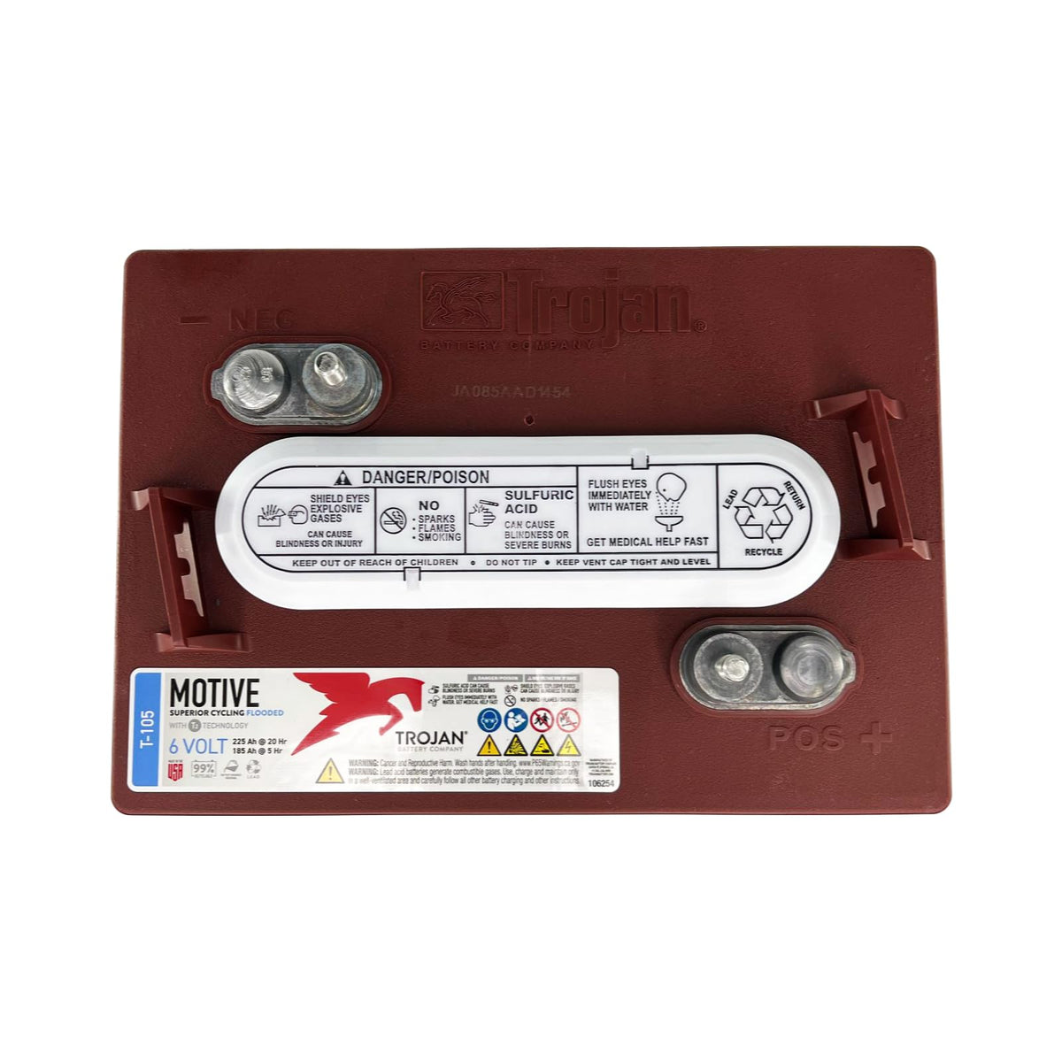 6V 225Ah Deep-Cycle Flooded Battery Pack of 4 V6623