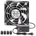 80mm 12v Small Computer Fan with AC Plug R12425