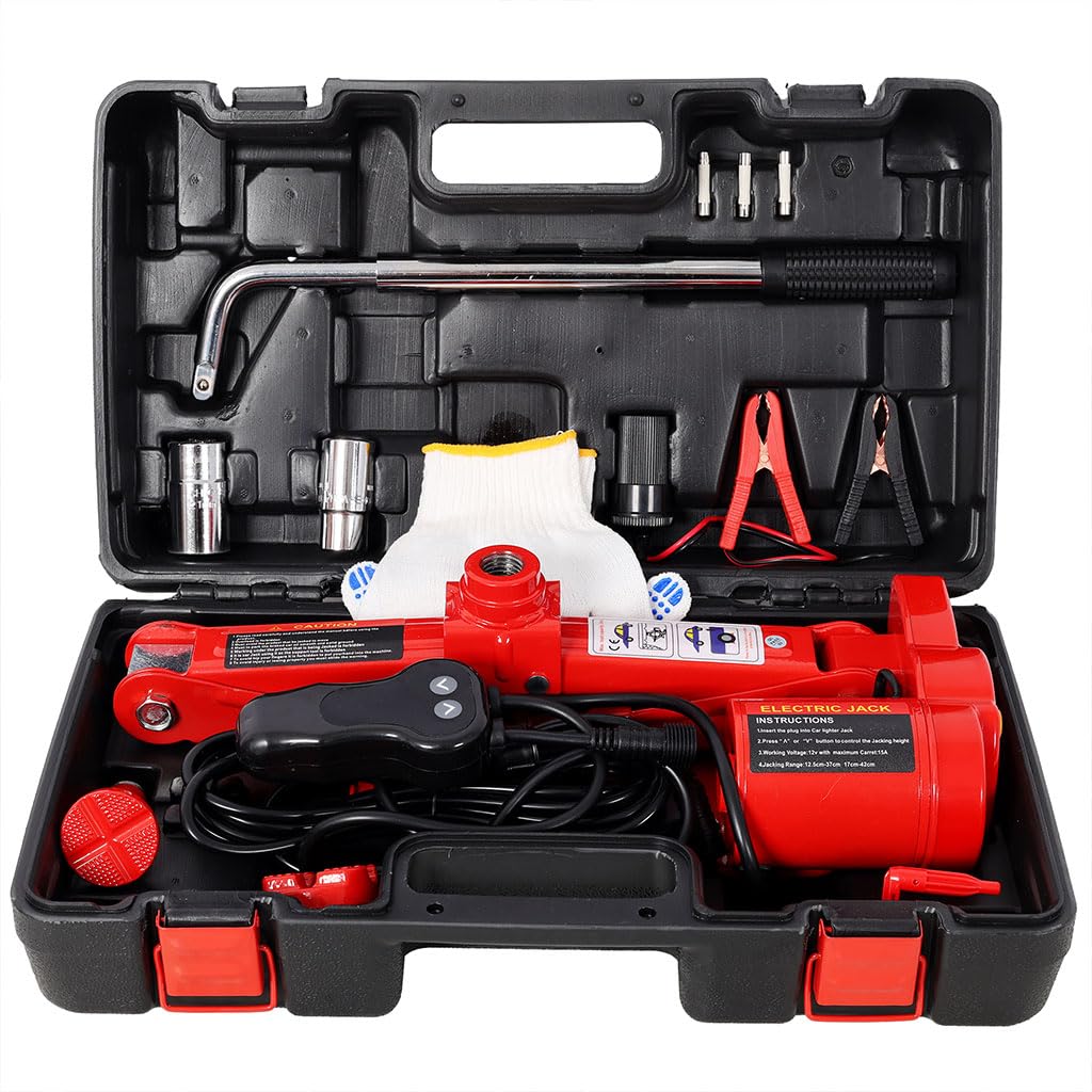 3 Ton Electric Scissor Jack Kit with Carry Case N33506