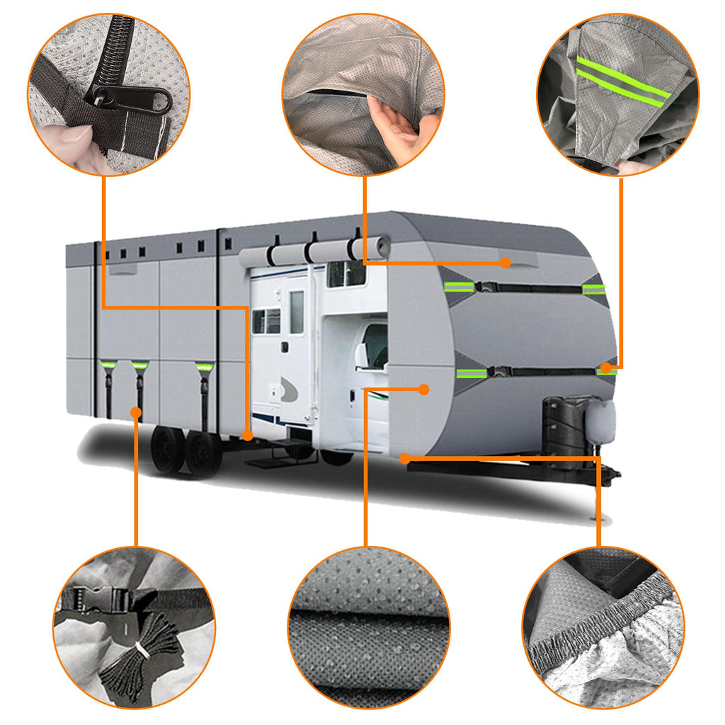 8 Layers Waterproof RV Cover 27'-30' E547481