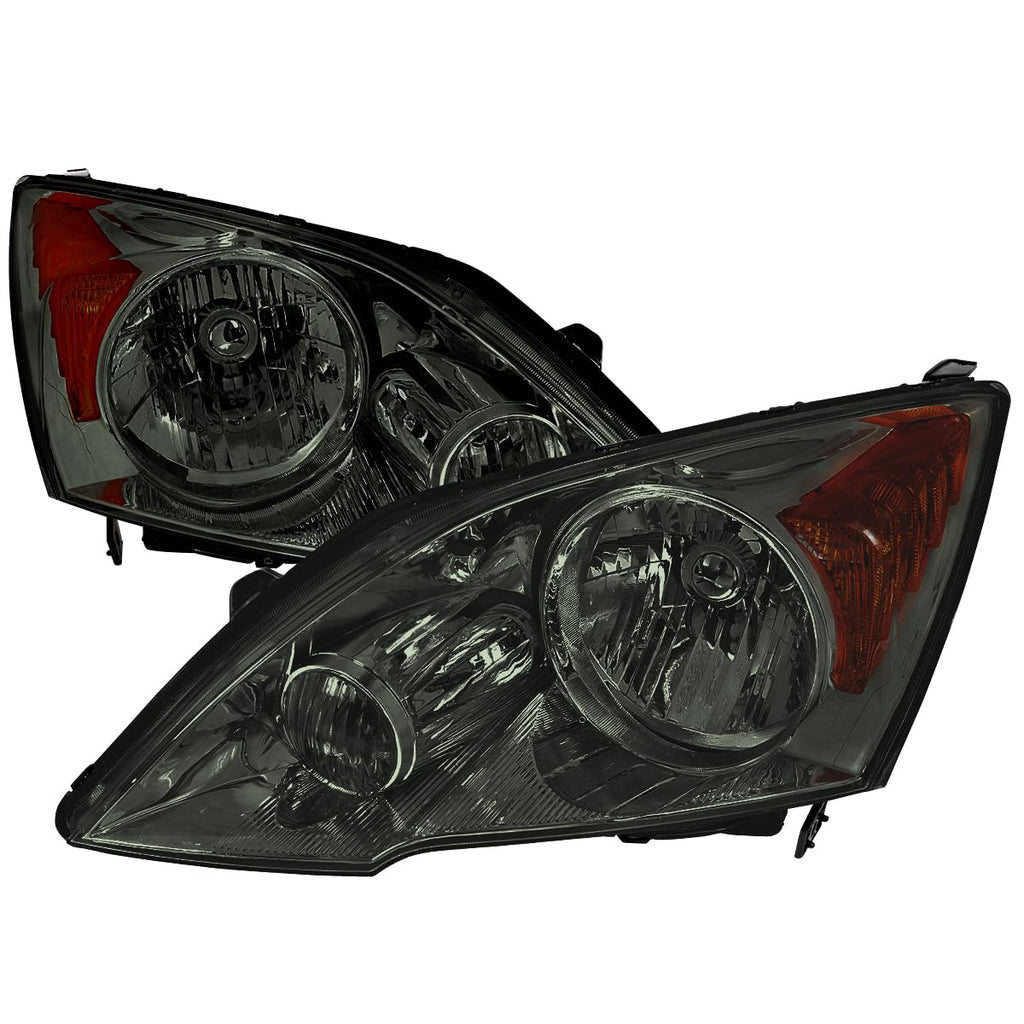 Chrome Housing Smoke Lens Headlights B112040