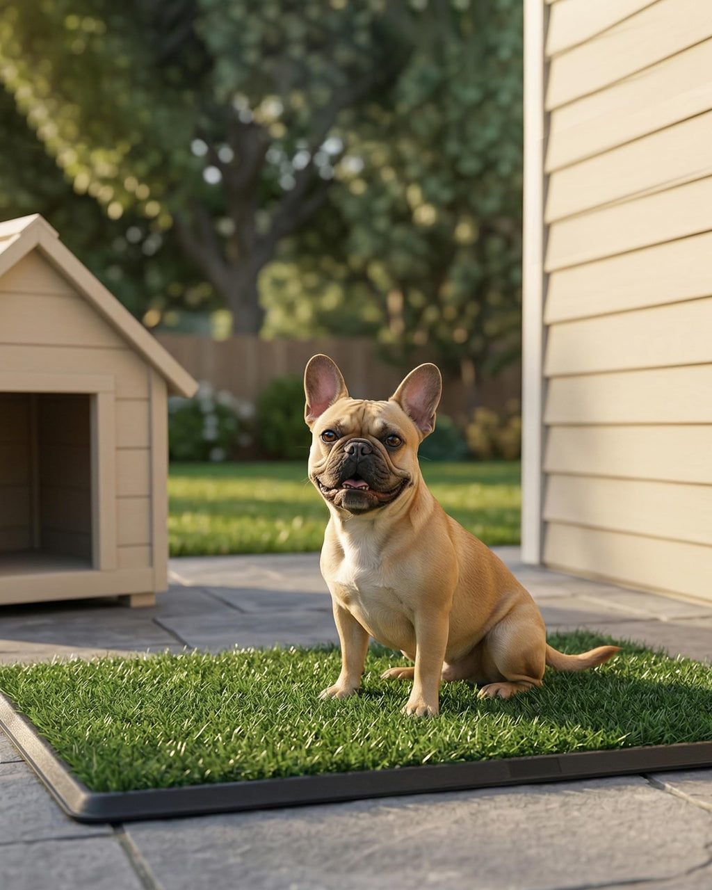 Grass Pad for Dogs Potty, 3-Layer Reusable, Washable, 30 x 20 in Q486154
