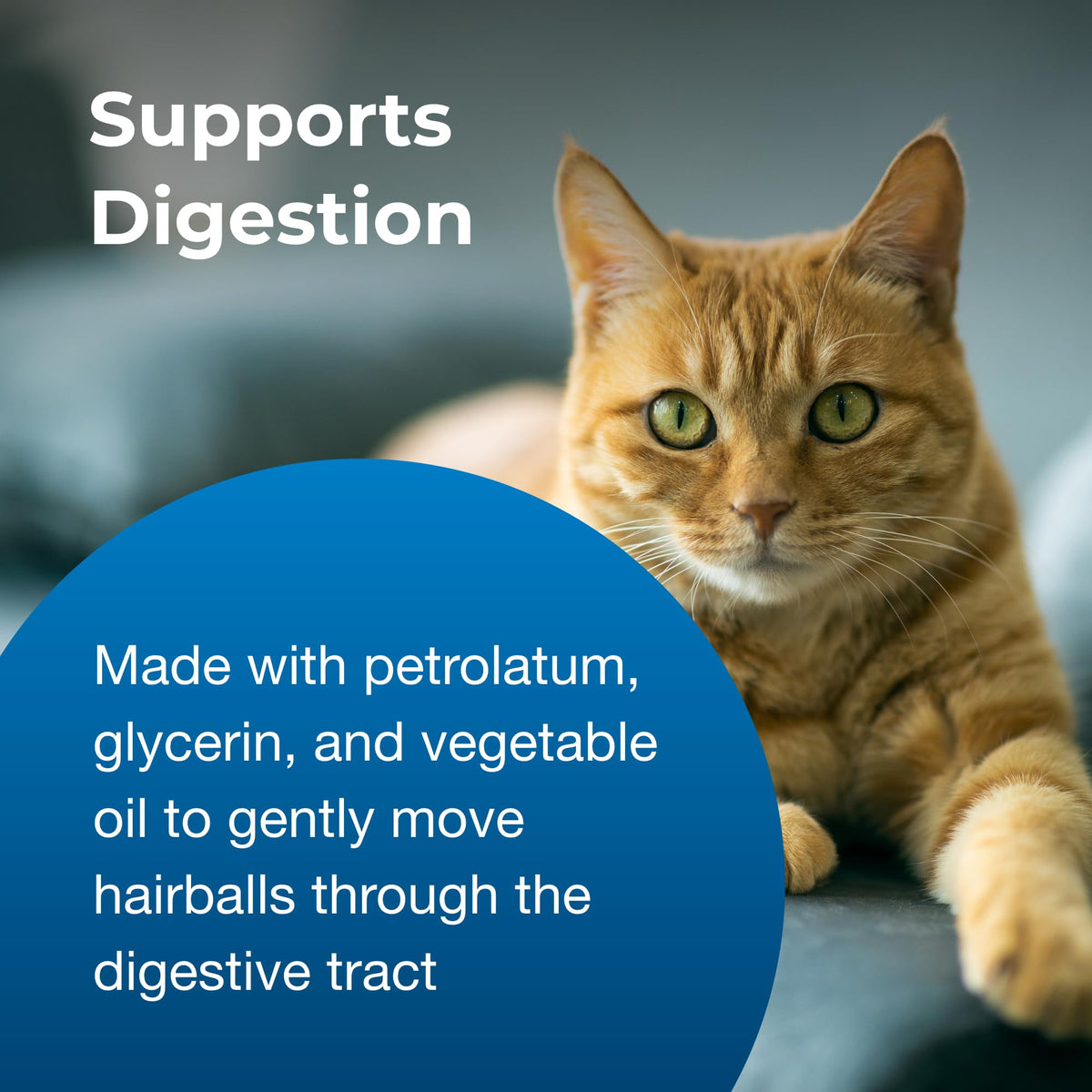 Hairball Solution Gel Supplement for Cats 3.5 oz K32184