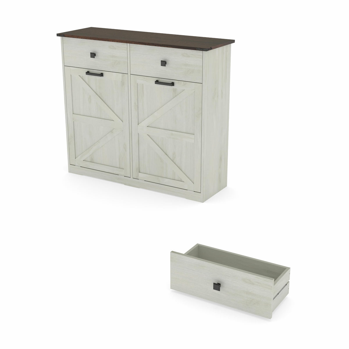 20 Gallon Tilt Out Trash Can Cabinet F52867