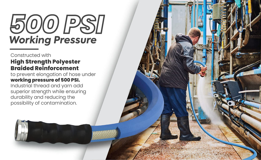 5/8" x 100' Rubber Garden Hose S15119