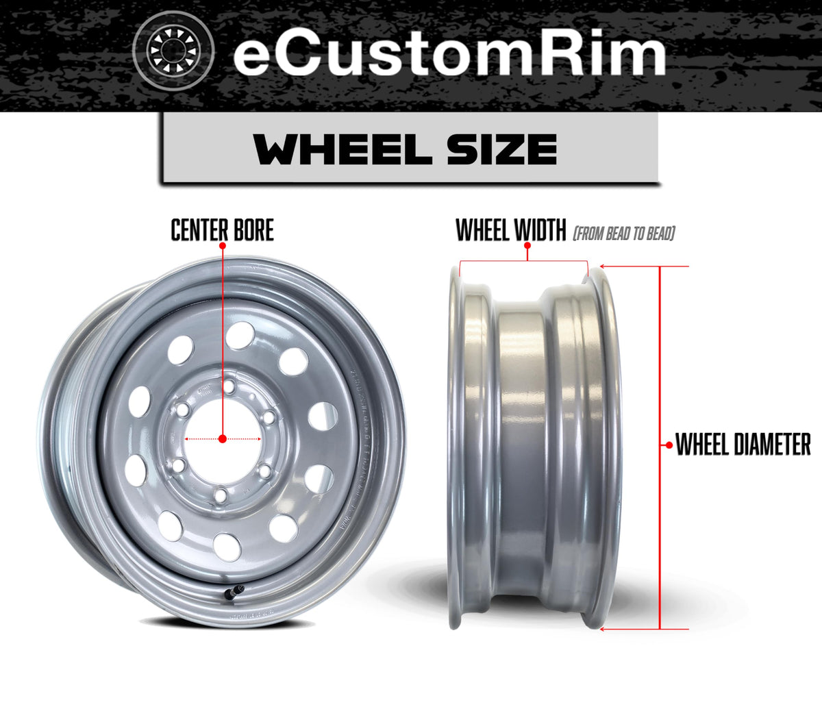 White 5 Lug Trailer Tire Rim Assembly A544813
