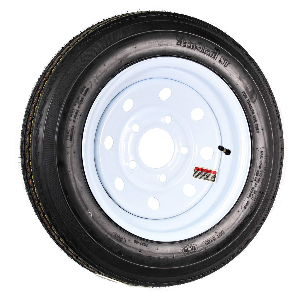 White 5 Lug Trailer Tire Rim Assembly A544813