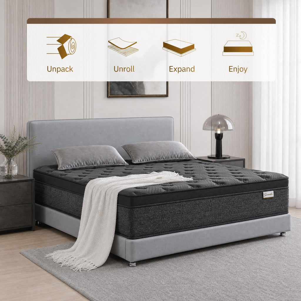 12 Inch Full Size Hybrid Mattress U4142