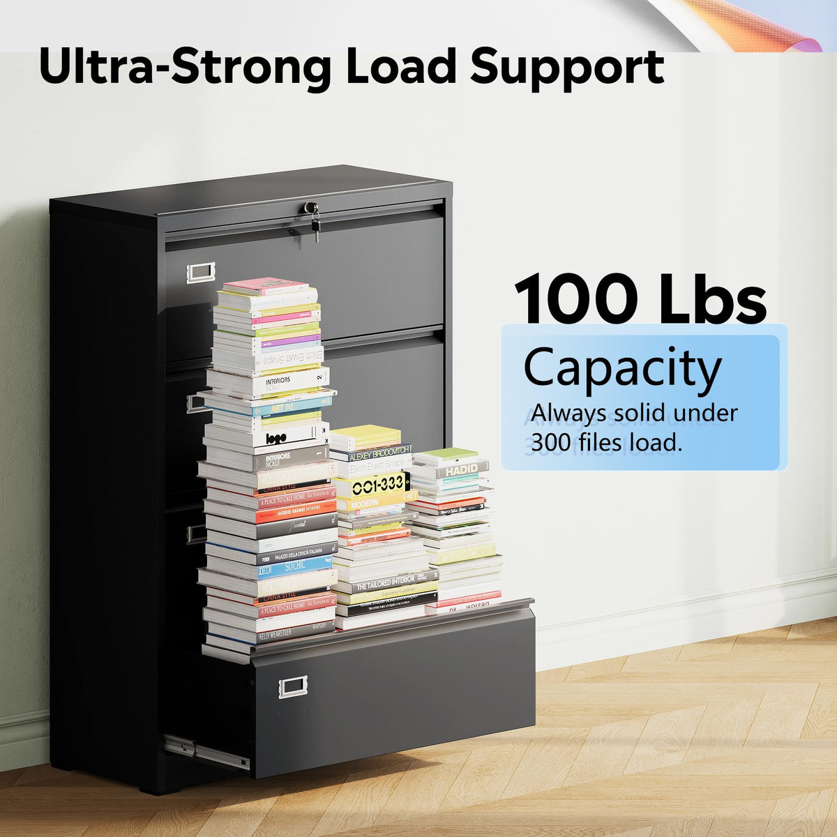 4 Drawer File Cabinet Q120