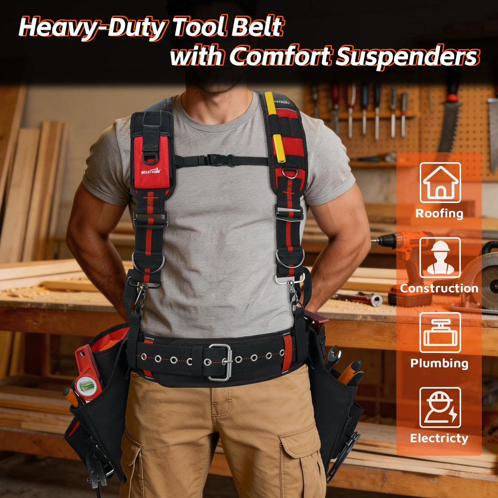 Tool Belt with Suspenders and Tool Pouch S339818