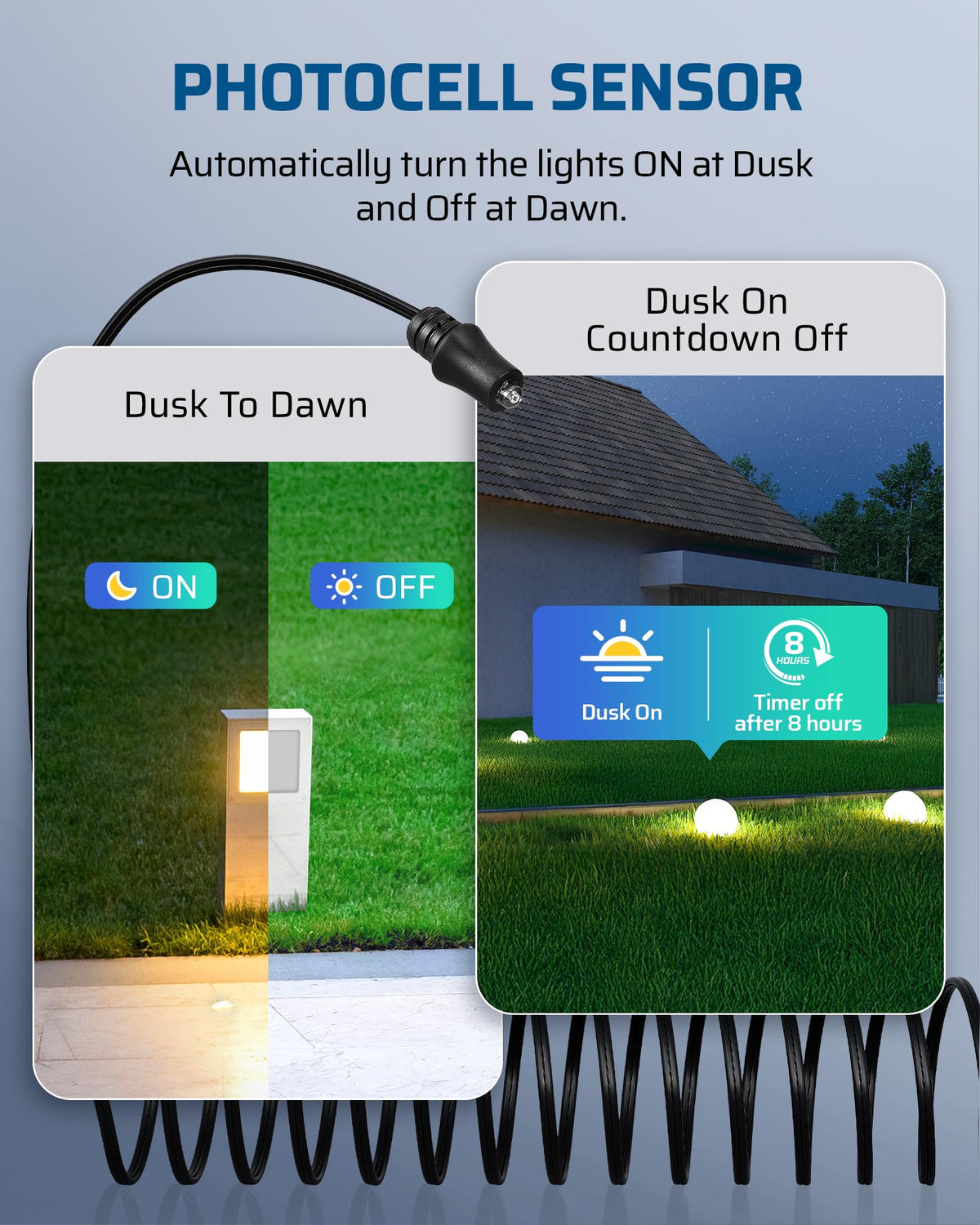 200W Low Voltage Landscape Lighting Transformer I558955
