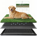 Grass Pad for Dogs Potty, 3-Layer Reusable, Washable, 30 x 20 in Q486154