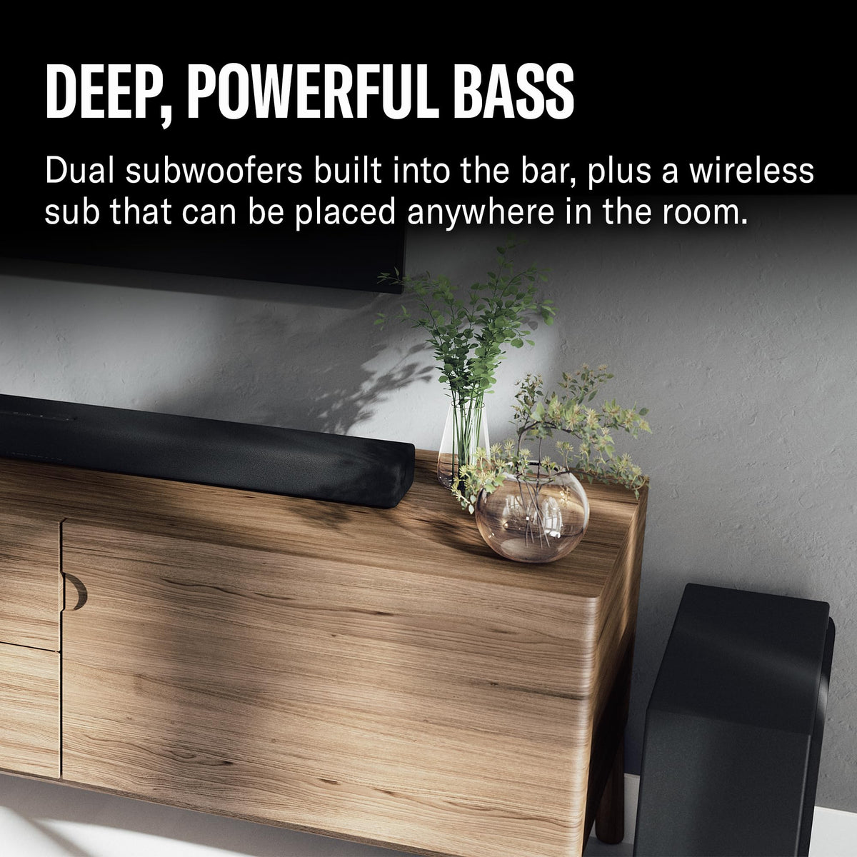 Dolby Atmos Sound Bar with Wireless Subwoofer B6094