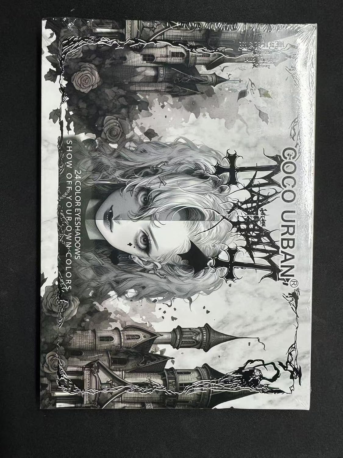 Black Grey Smokey Eyeshadow Palette X469