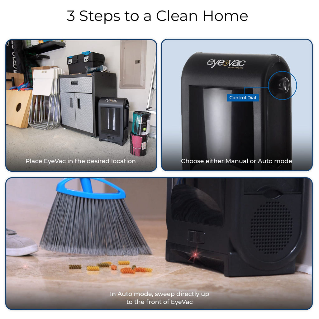 Touchless Automatic Dustpan Vacuum, Corded Bagless Canister Vacuum, 1400 Watt A6263