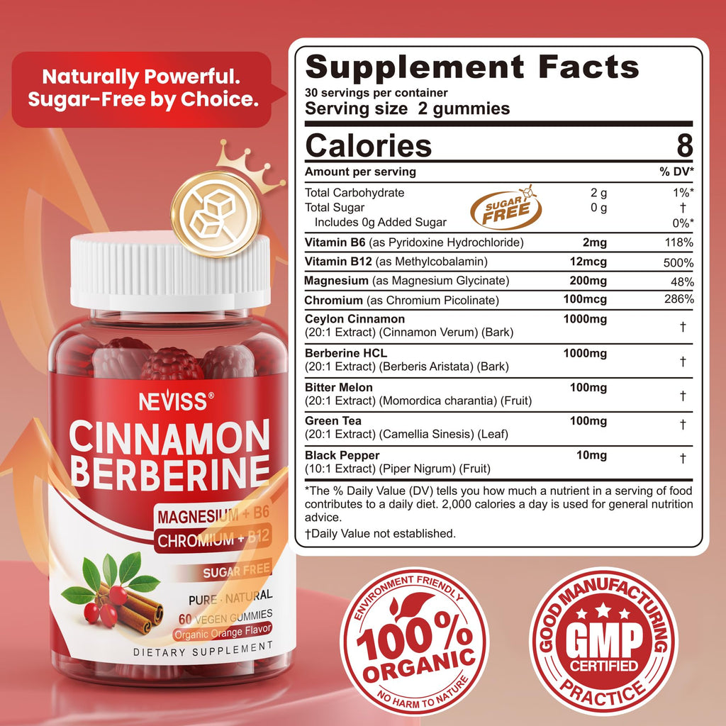 Sugar Free Vegan 2000mg Berberine Gummies O26109