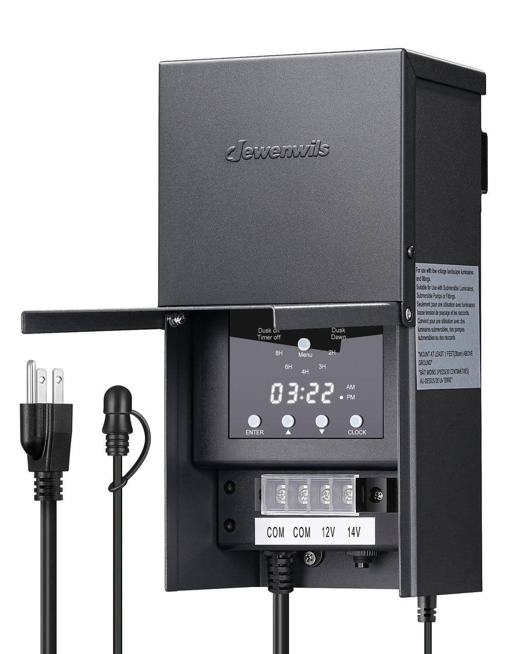 200W Low Voltage Landscape Lighting Transformer I558955