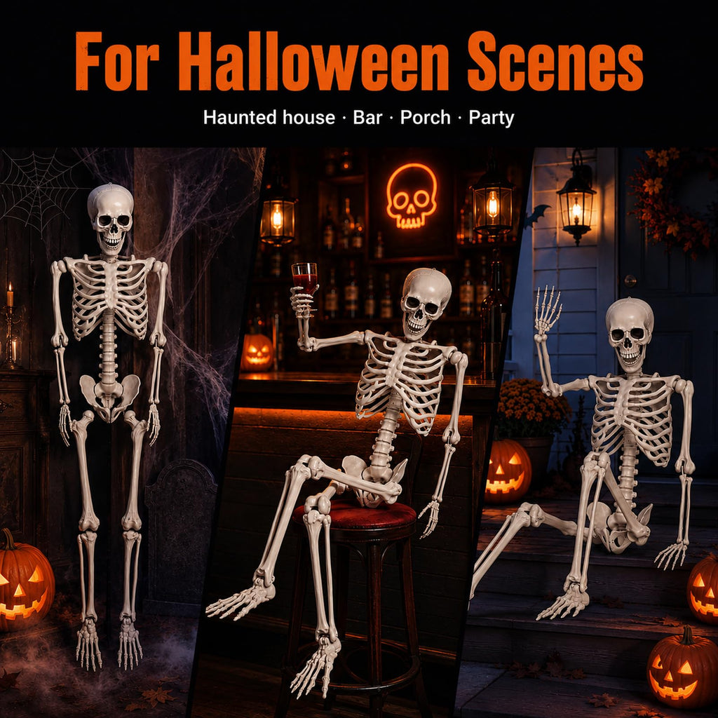Life Size Full Body Skeleton Prop I5657