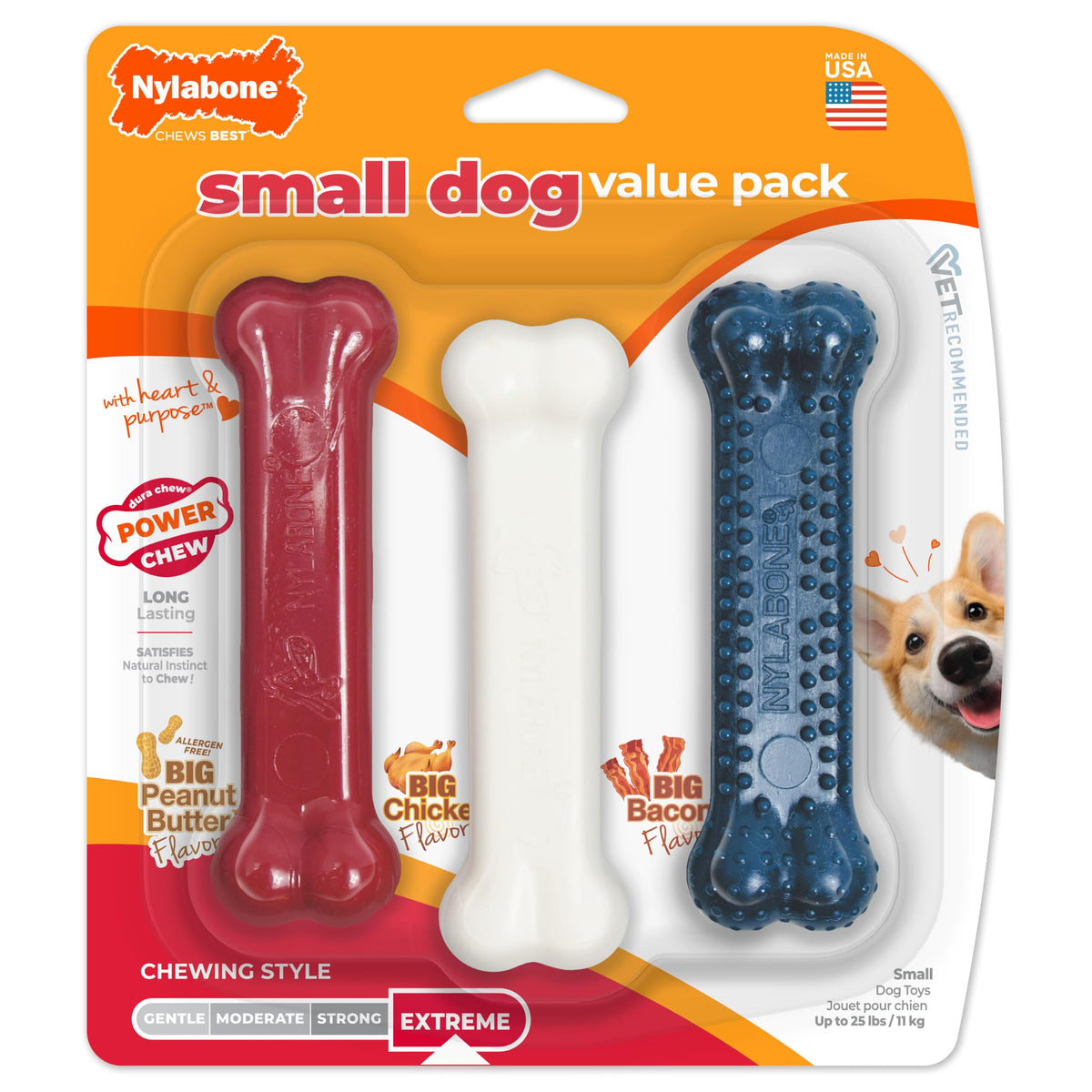 Dog Chew Toys Small 3 Count K3020