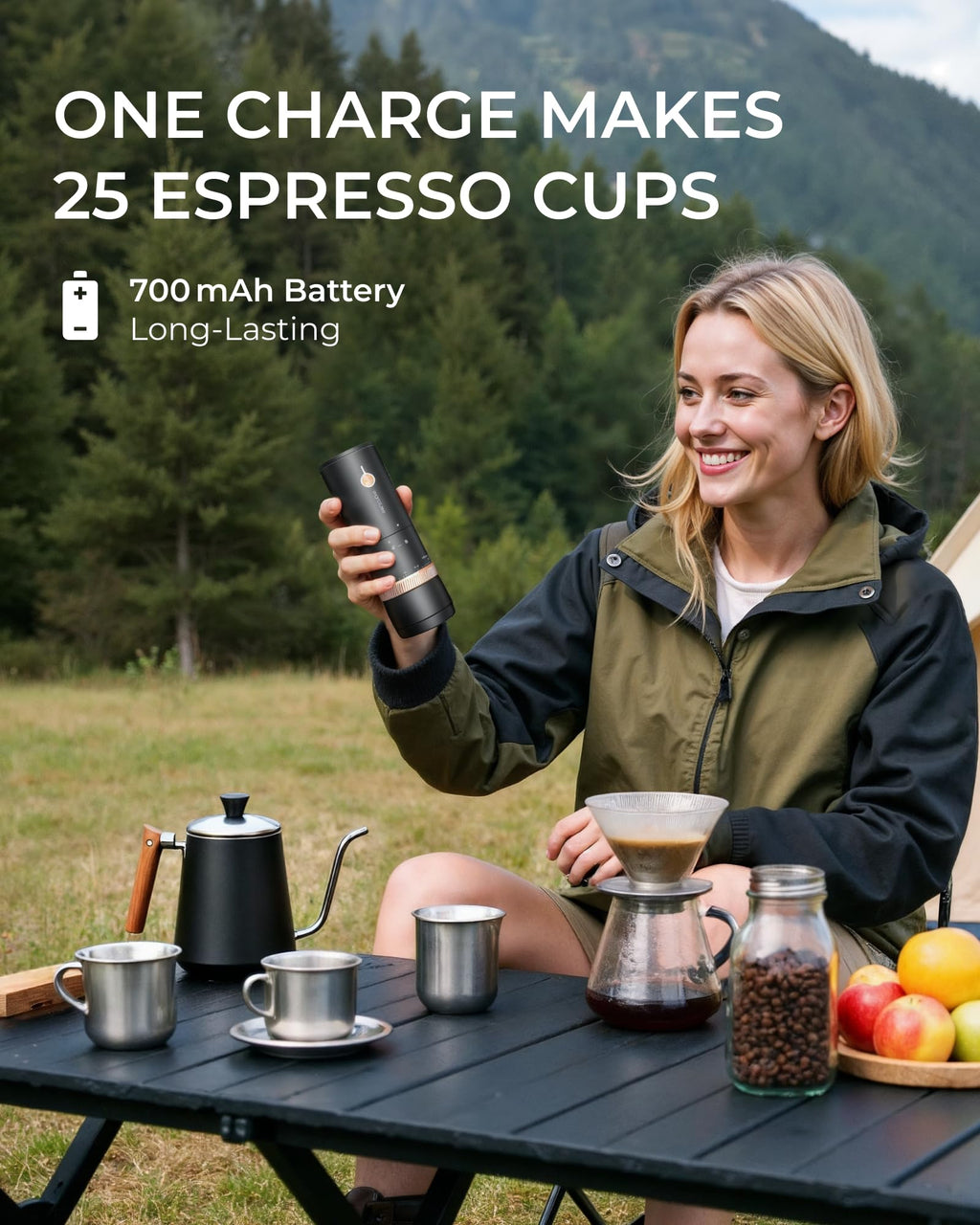 Portable Burr Coffee Grinder X409464