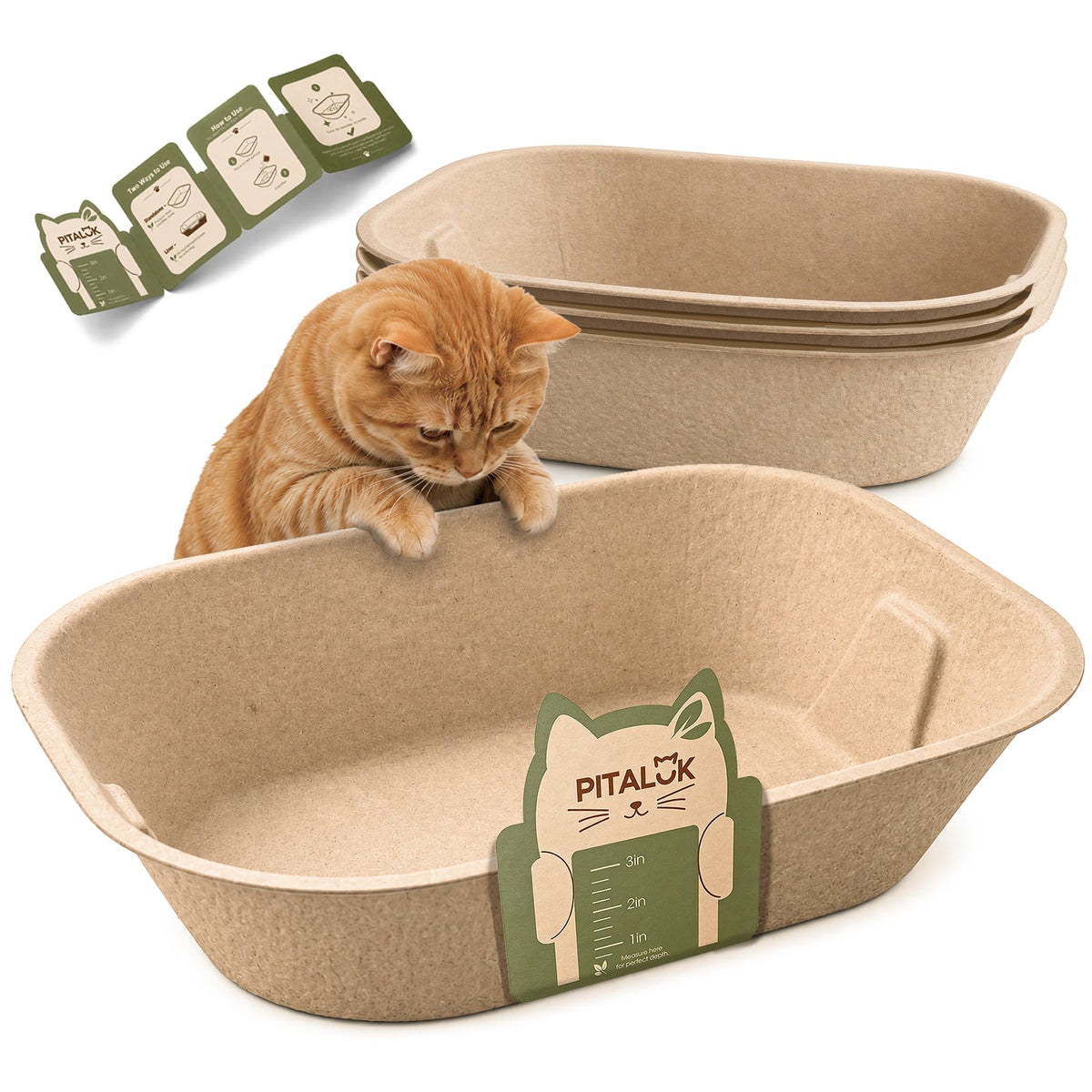 Disposable Litter Box for Kittens F103046
