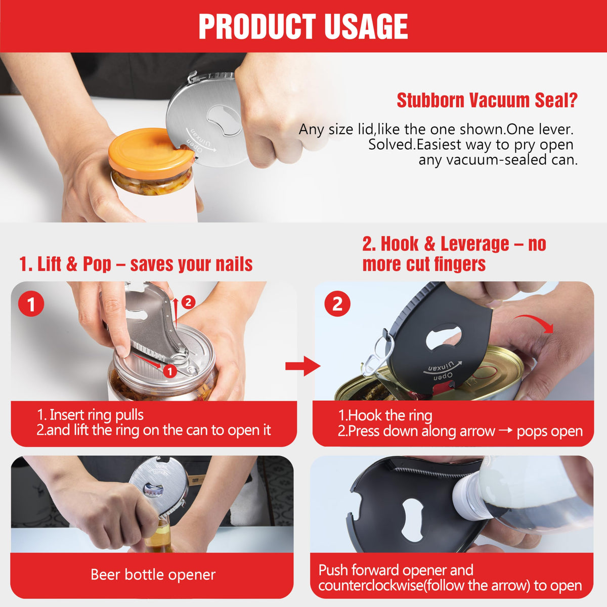 Multifunction Bottle Opener I1717