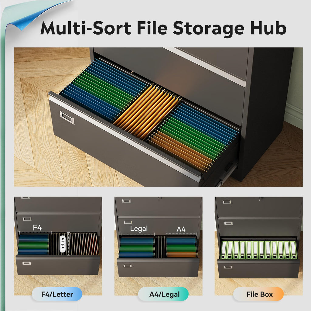 4 Drawer File Cabinet Q120