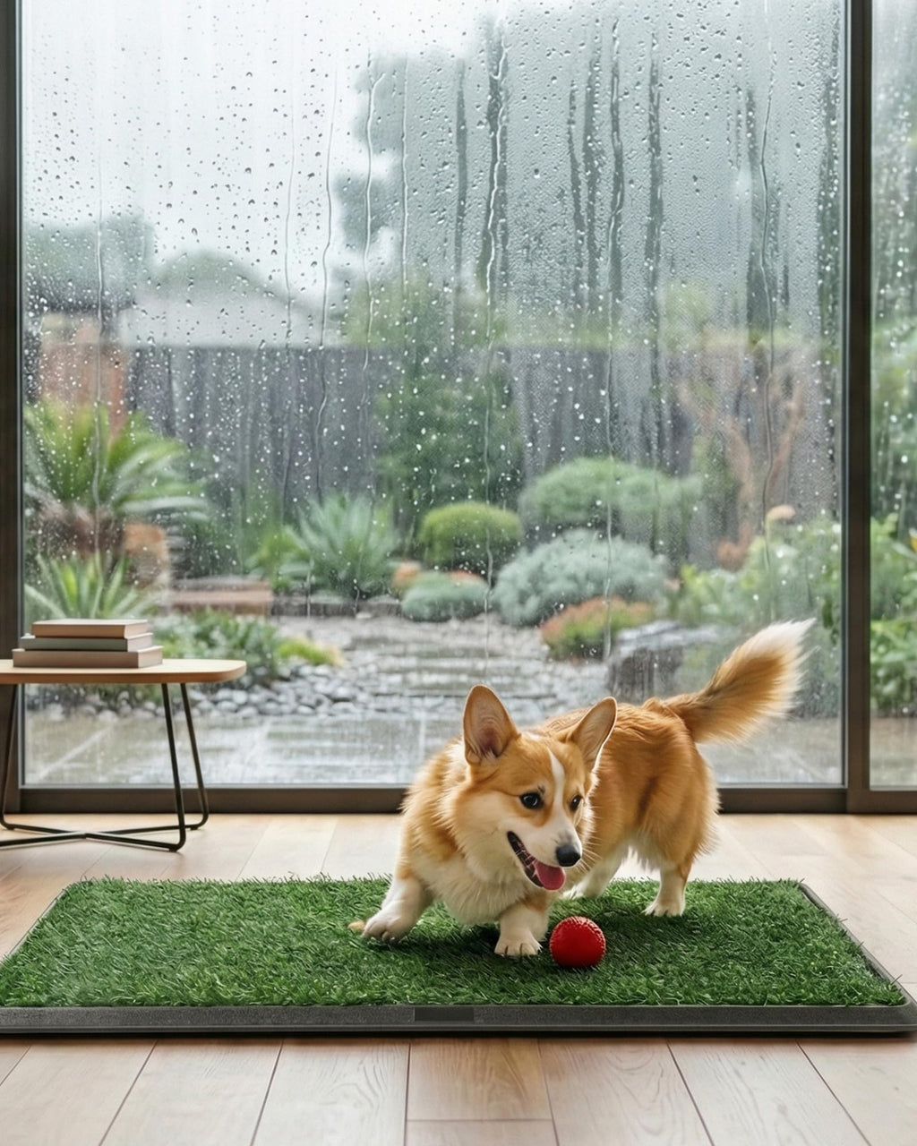 Grass Pad for Dogs Potty, 3-Layer Reusable, Washable, 30 x 20 in Q486154