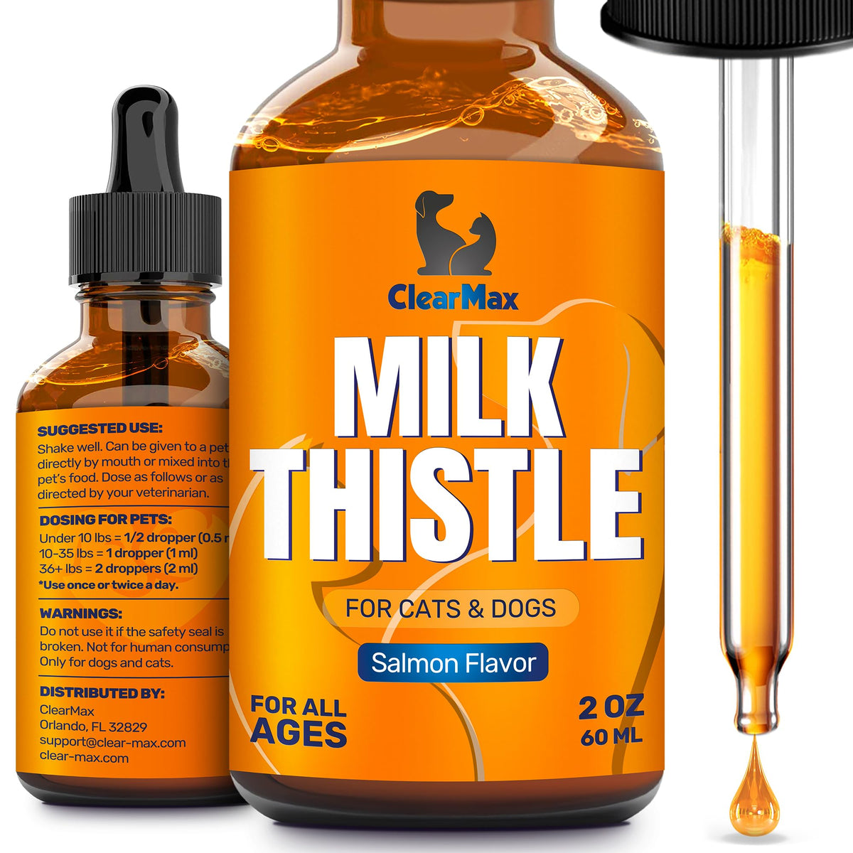 Milk Thistle for Dogs & Cats, 2 Oz J7272
