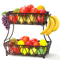 2-Tier Countertop Fruit Basket Bowl Storage K812