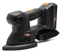 Cordless Palm Sander with 20V Max 2.0 Ah Lithium-Ion Battery and Charger C204
