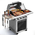 4 Burner Propane Gas BBQ Grill with Infrared Sear Burner X9683