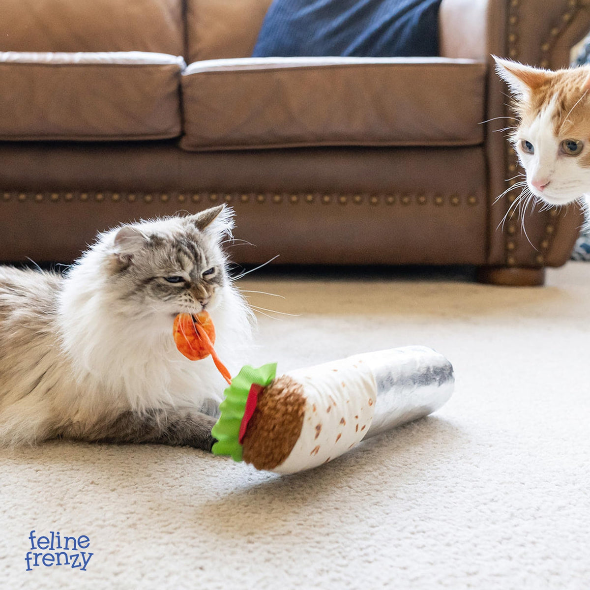 Catnip Filled Interactive Kicker Cat Toy F32853