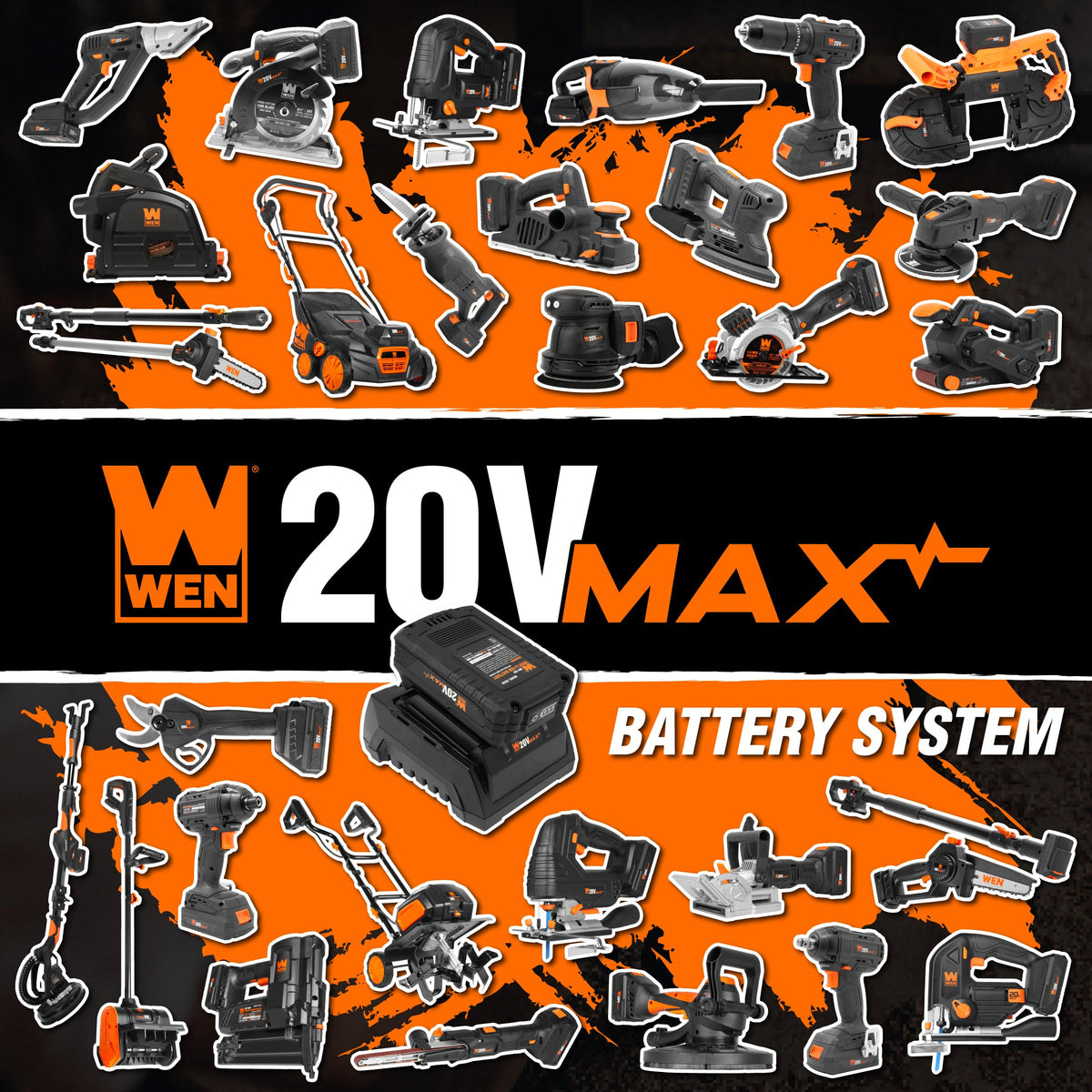 Cordless Palm Sander with 20V Max 2.0 Ah Lithium-Ion Battery and Charger C204